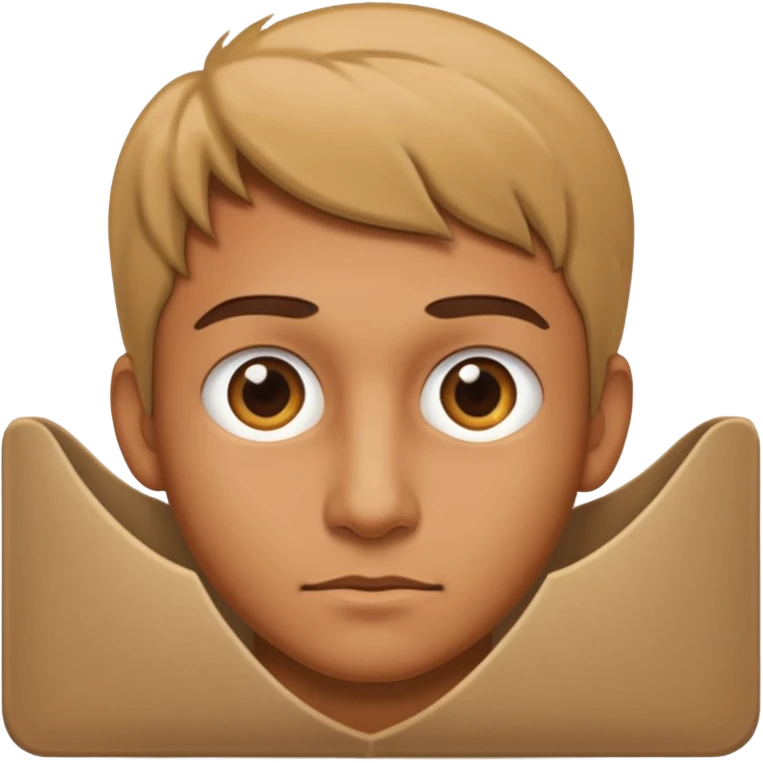 Man peeking around something emoji