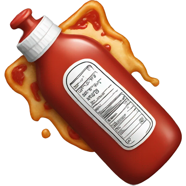 ketchup bottle emoji