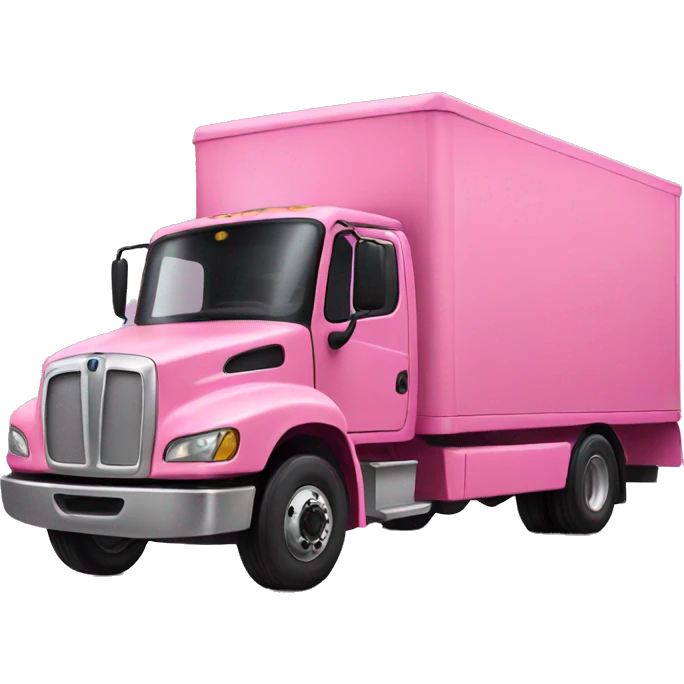 Pink Amazon truck emoji