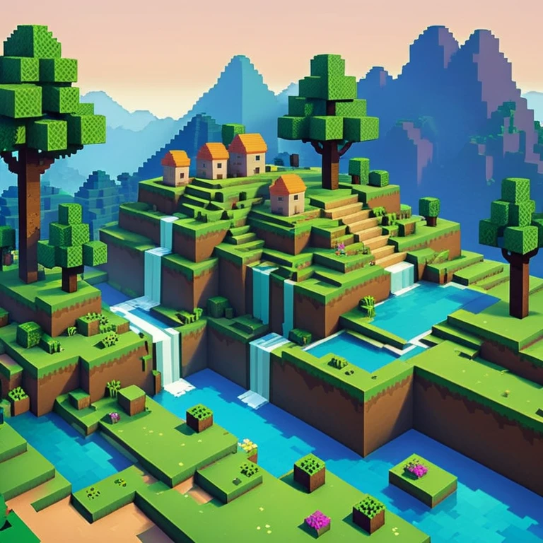 Minecraft landscape emoji