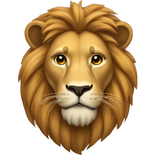 Lion asymétrique  emoji