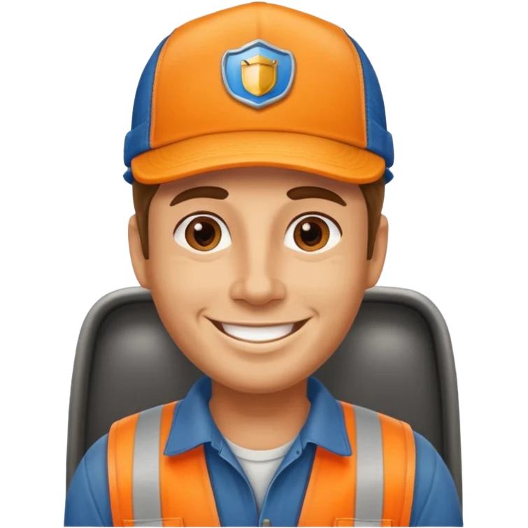 truck driver emoji