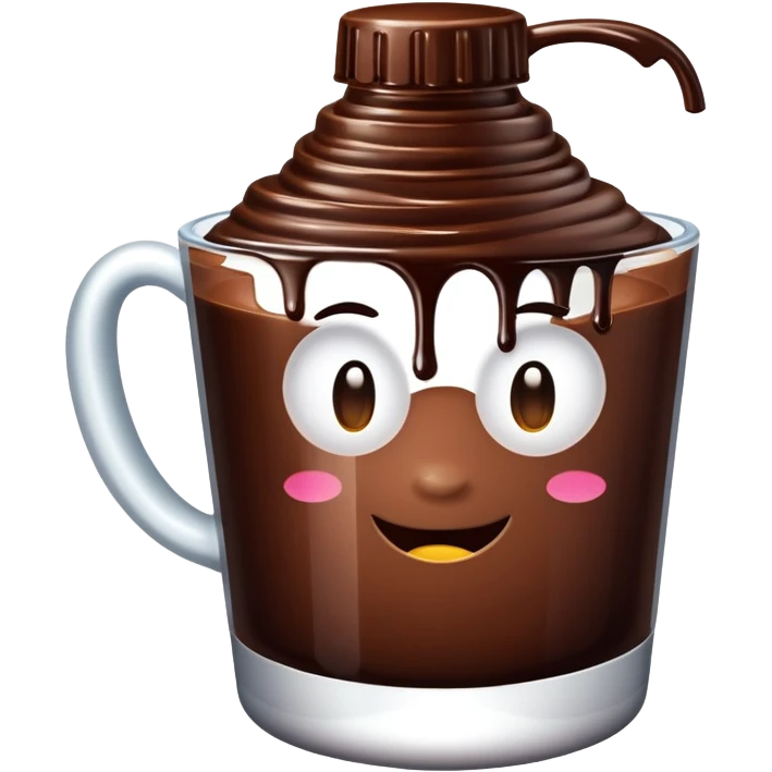Sexy chocolate syrup emoji