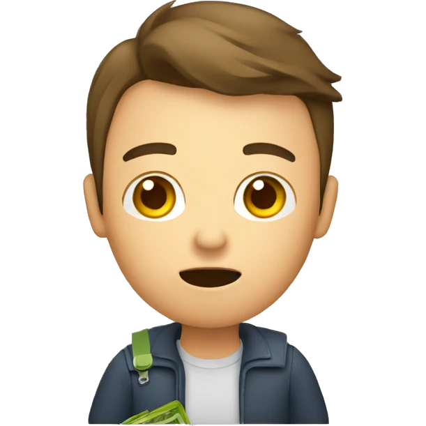 confused customer holding wallet emoji
