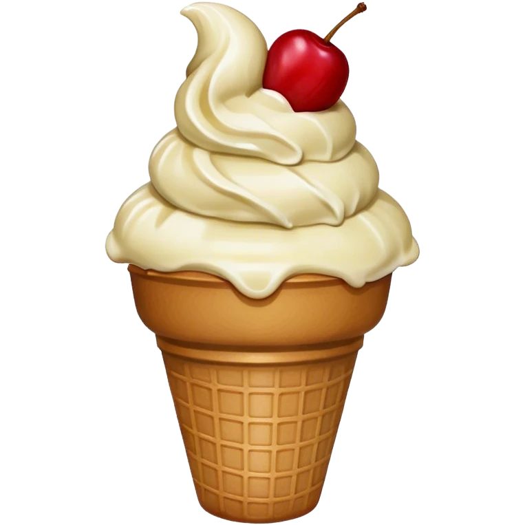 Vale whit ice cream and cherry emoji