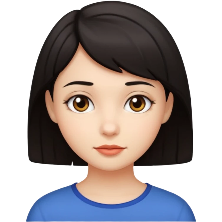 Chica con pelo corto  emoji