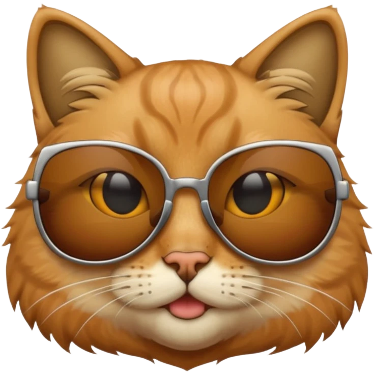 Cat wearing sunglasses emoji