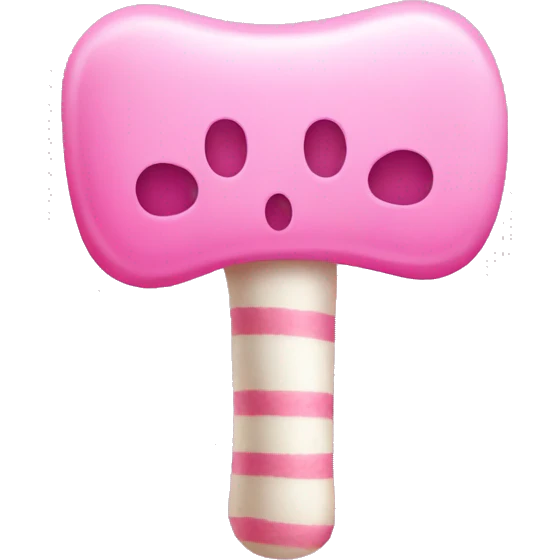 pink candy bone emoji