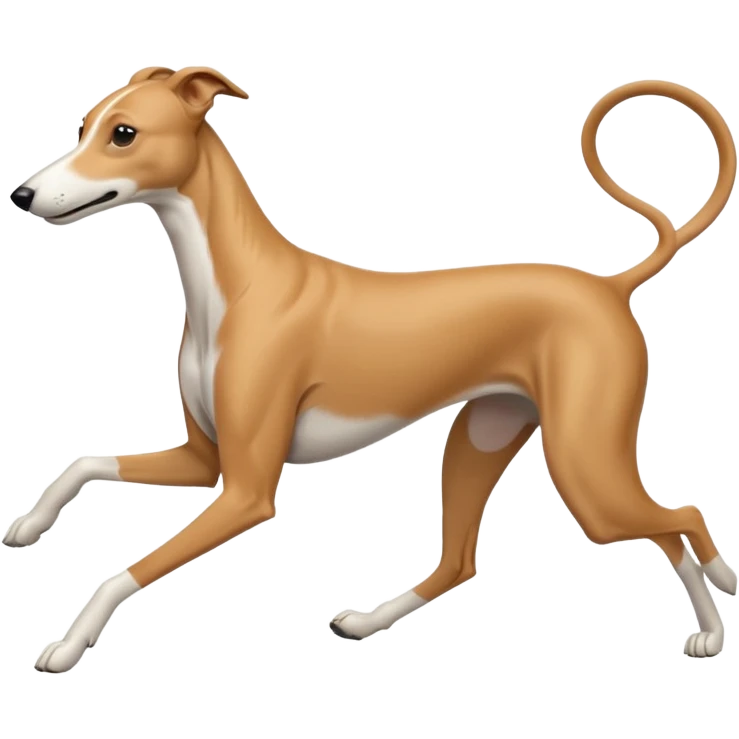 Greyhound running linear 𓃥 emoji