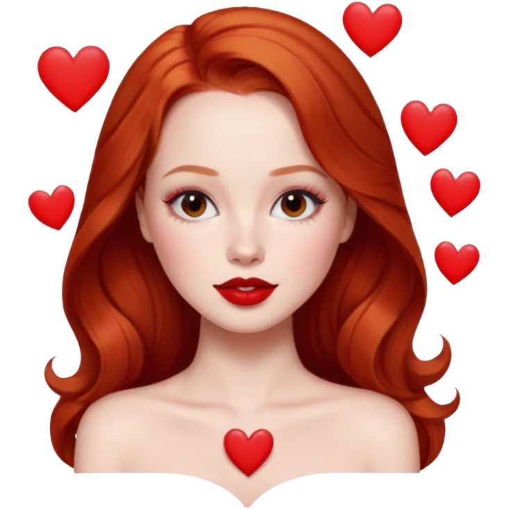 madelaine petsch with hearts emoji