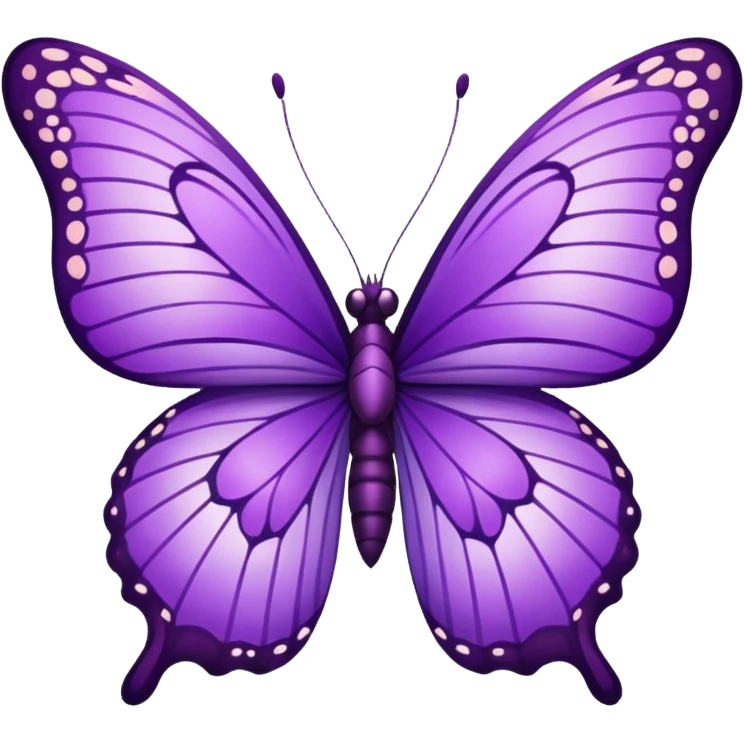 purple butterfly emoji