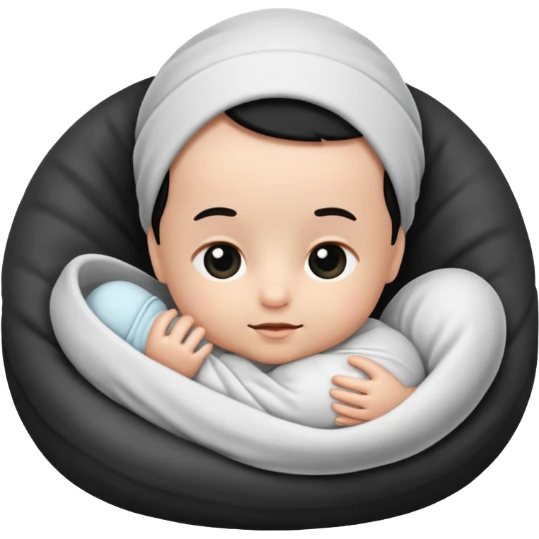 Newborn B&W emoji