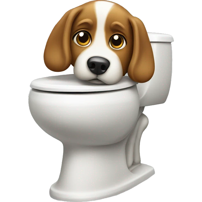 Skibidi toilet dog emoji