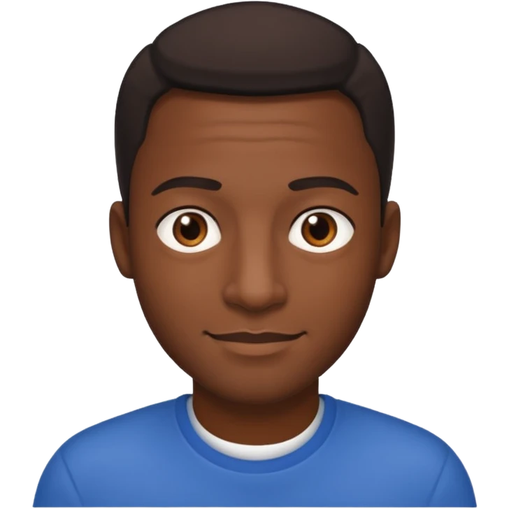 A high black guy emoji