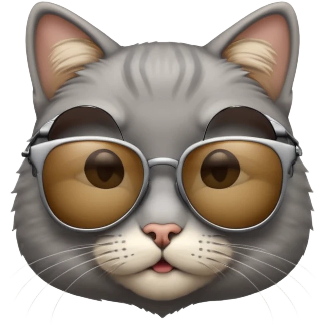 Cat wearing sunglasses emoji