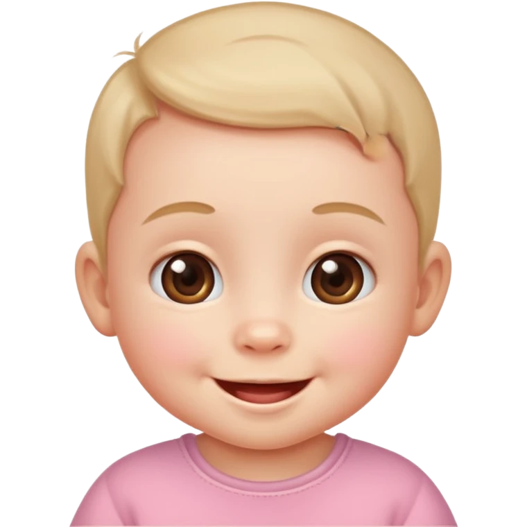A cute little baby emoji