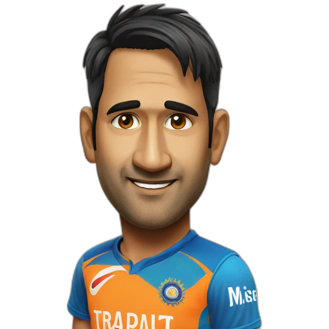 M S dhoni emoji