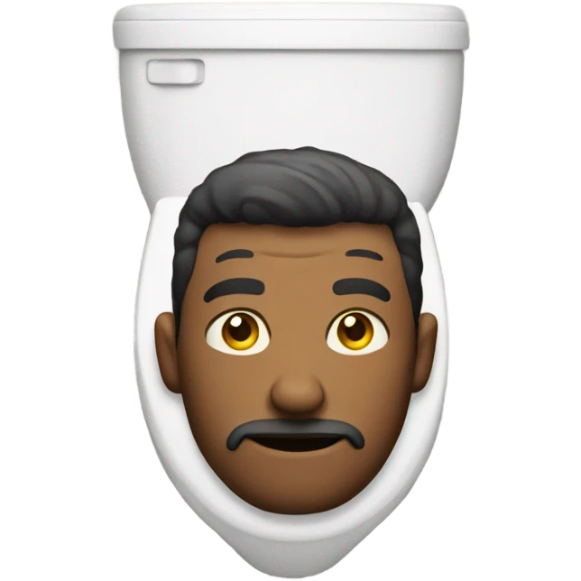 Man in a toilet  emoji