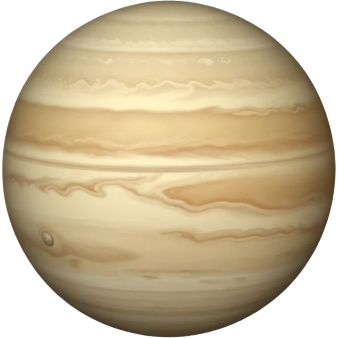 Venus planet emoji, pale warm grey sphere, soft hazy surface, smooth and featureless, simple and round, no text emoji