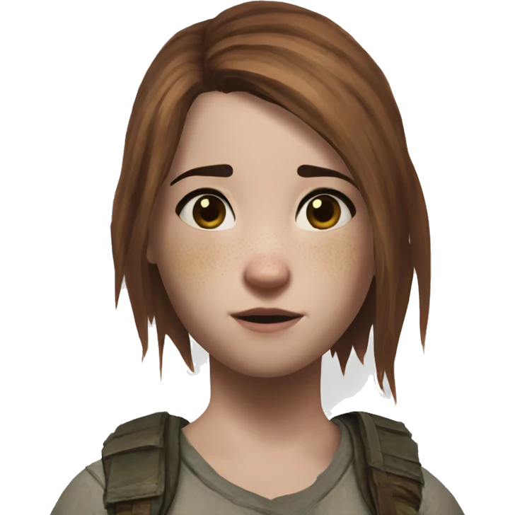 Ellie the last of us Little bit dezoom emoji