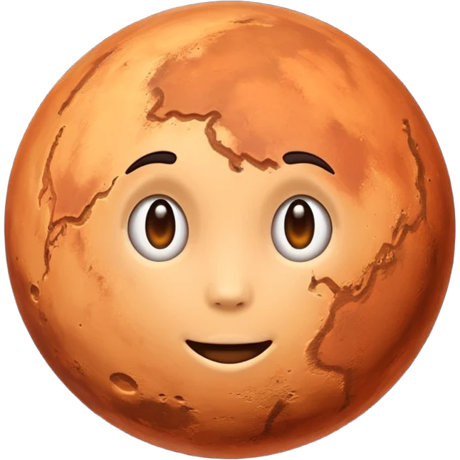 Planet mars  emoji