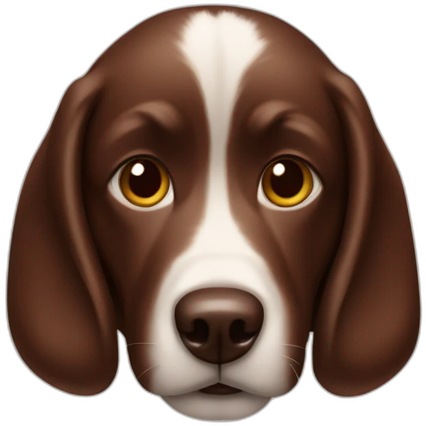 chocolate dog emoji