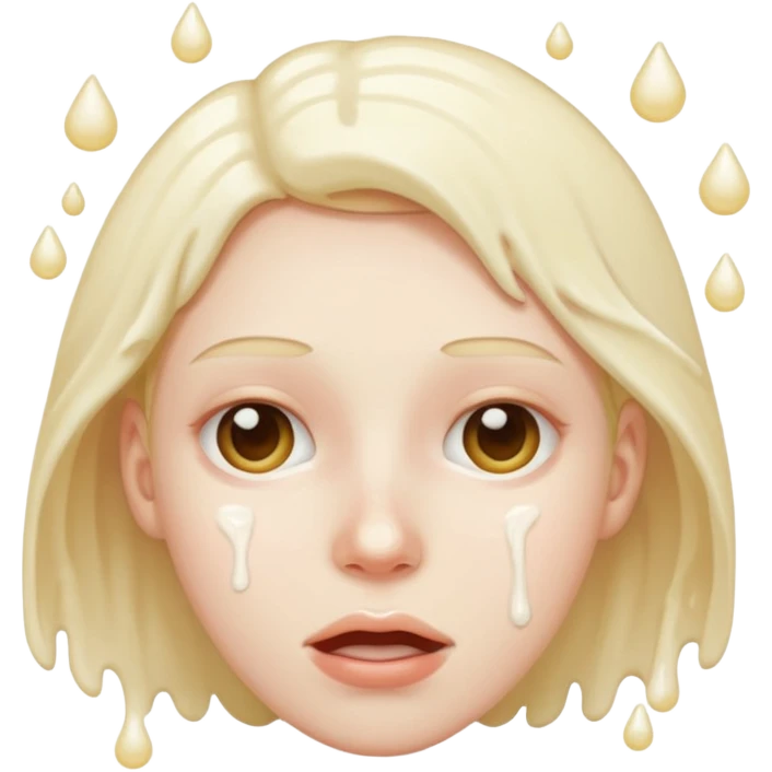 Cum on her face emoji