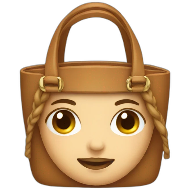 girl's bag emoji
