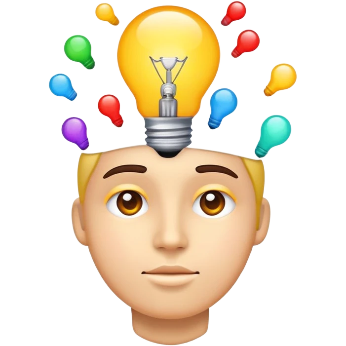 Generate an emoji representing someone who excels at simplifying complex problems and transforming them into something beautiful. The emoji should reflect creativity, clarity, and problem-solving abilities." emoji