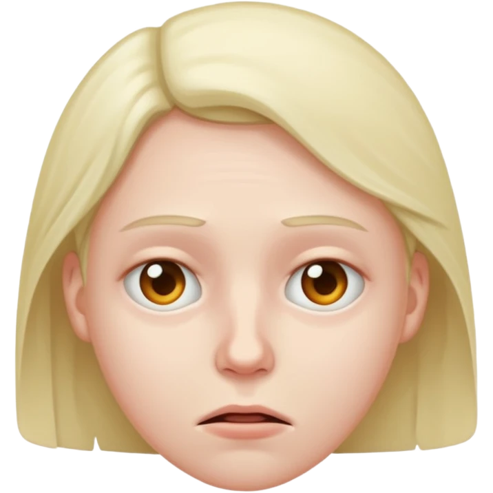 una persona que no se siente bien  emoji