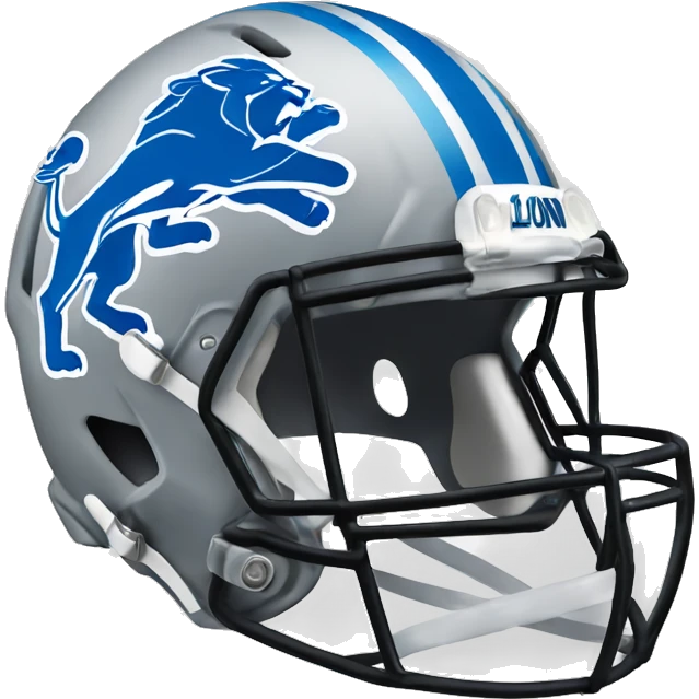 Detroit Lions helmet  emoji