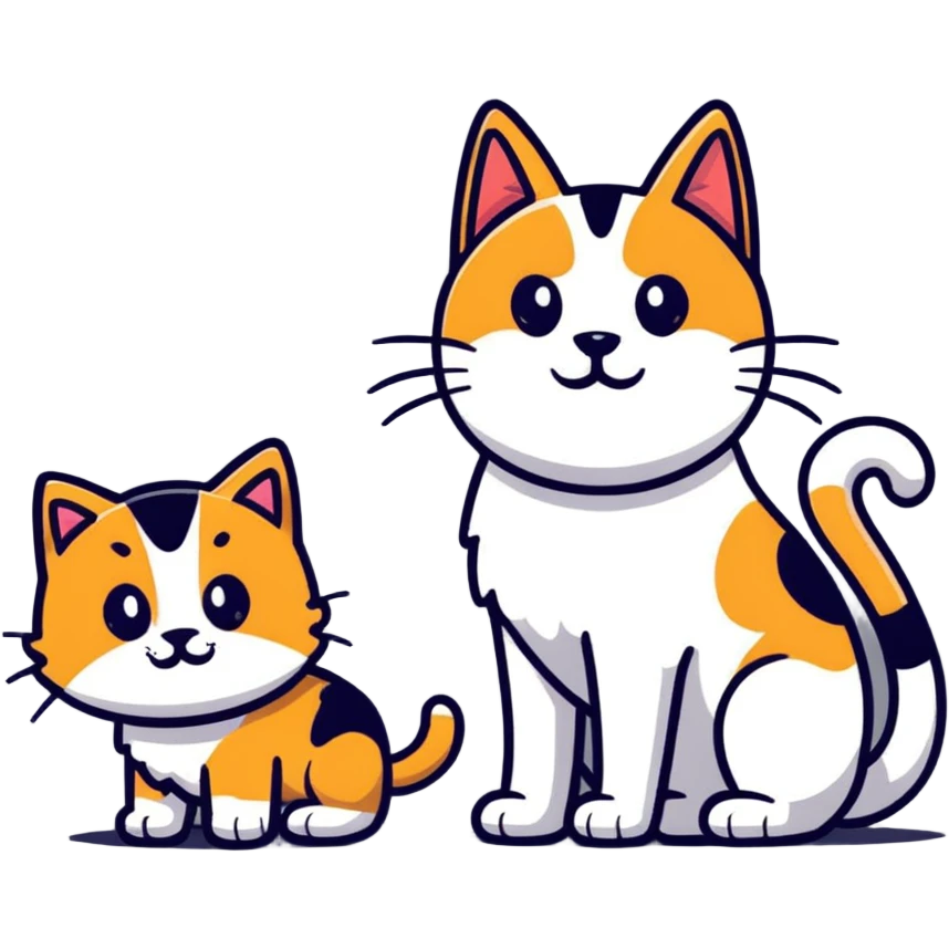 cat and dog together emoji