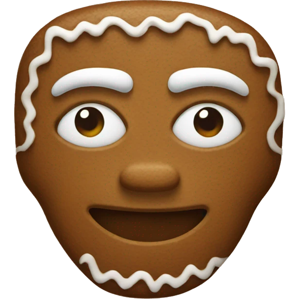 Gingerbread emoji