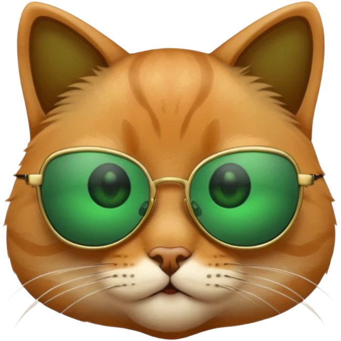 Cat wearing sunglasses emoji