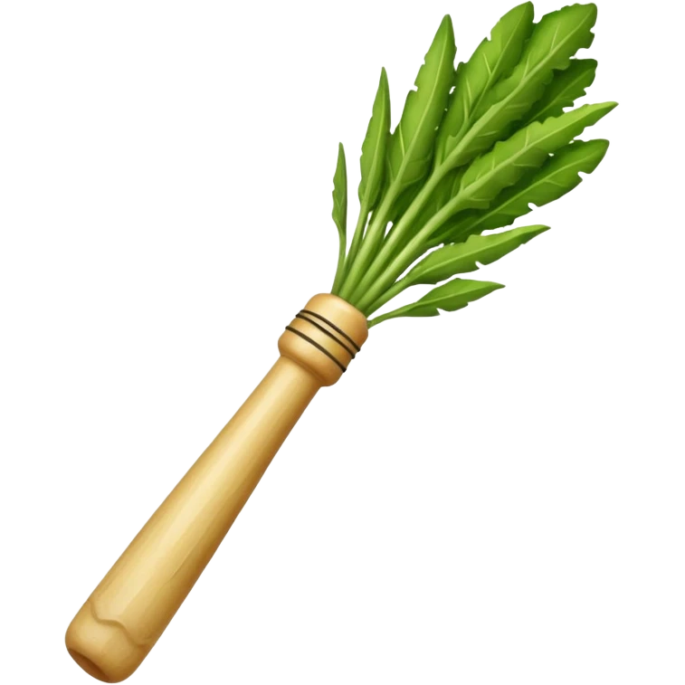 Drum stick vegetable emoji