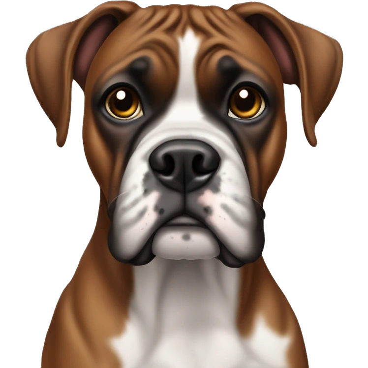 Brindle boxer emoji