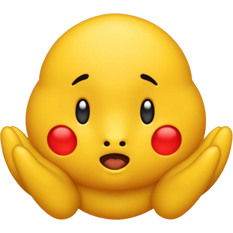 a women showing her vaginia emoji