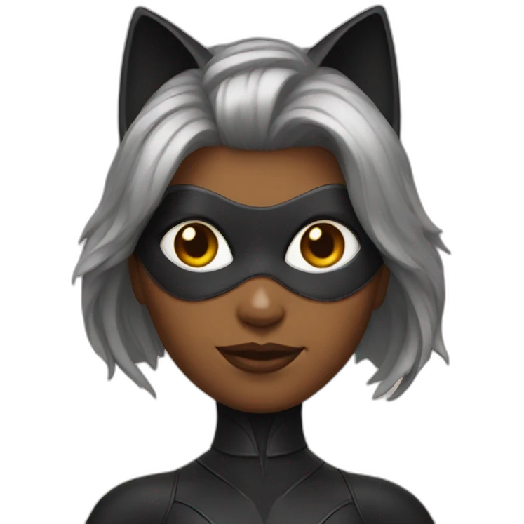 Cat woman emoji