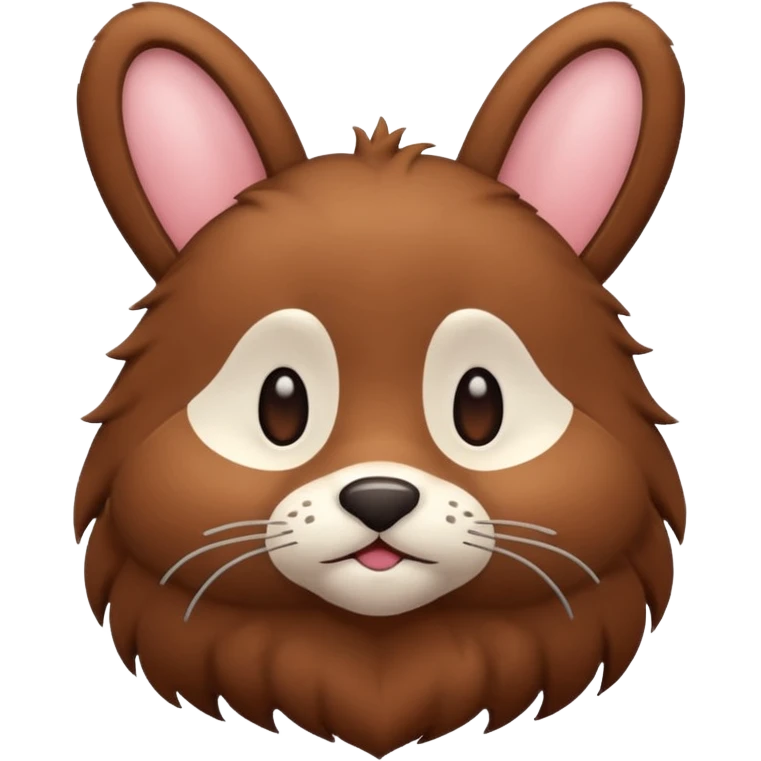 Labubu brown color emoji