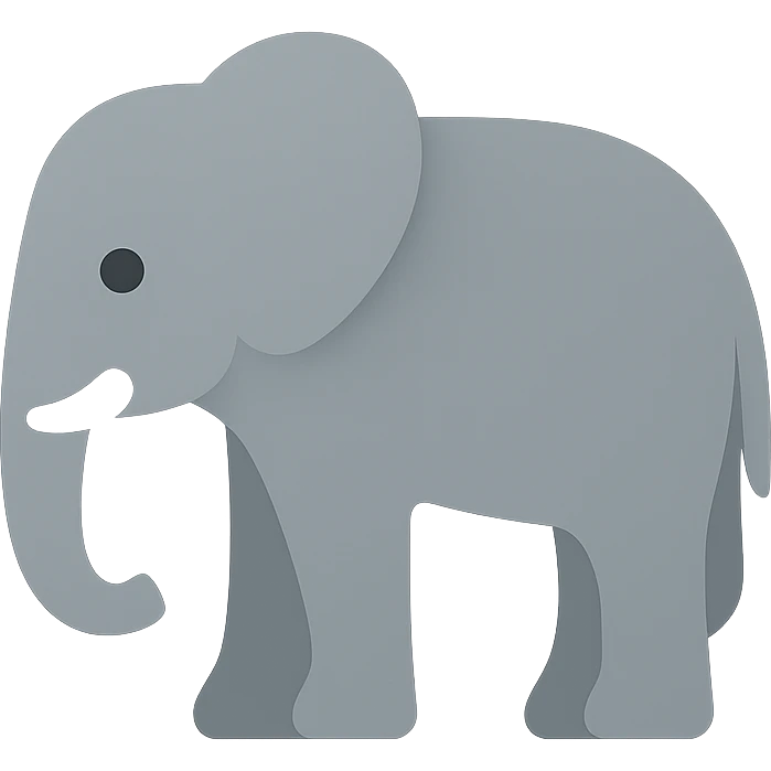 Elephant emoji