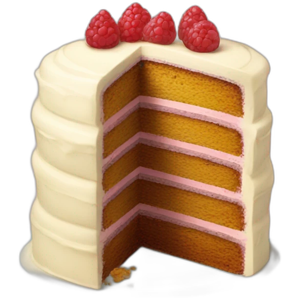 cake into slices emoji