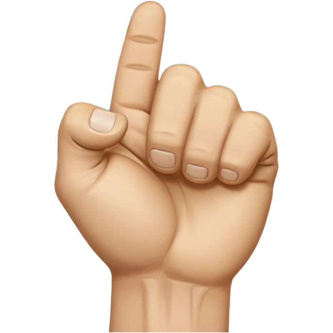 vack of veiny fist rearview emoji