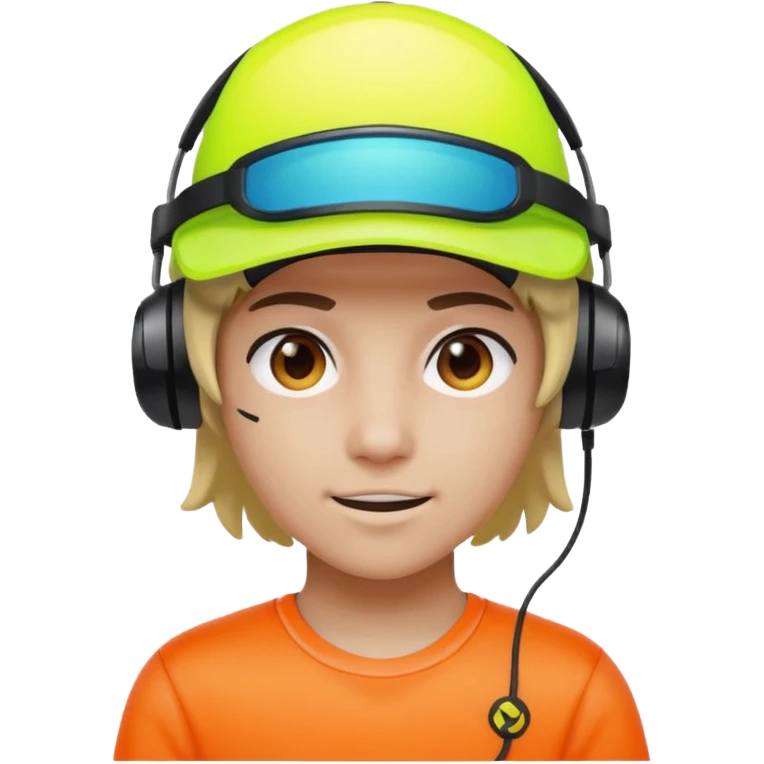 Neon Visor Gamer emoji