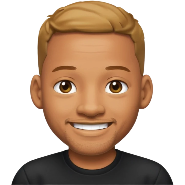 will smith with no beard 2d emoji emoji