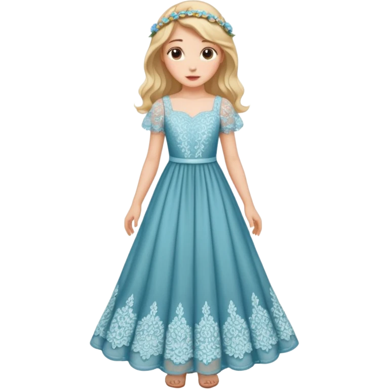 دختری که درحال لباس پوشیدن است emoji