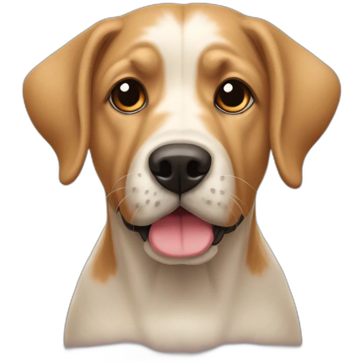 Parson russel dog emoji