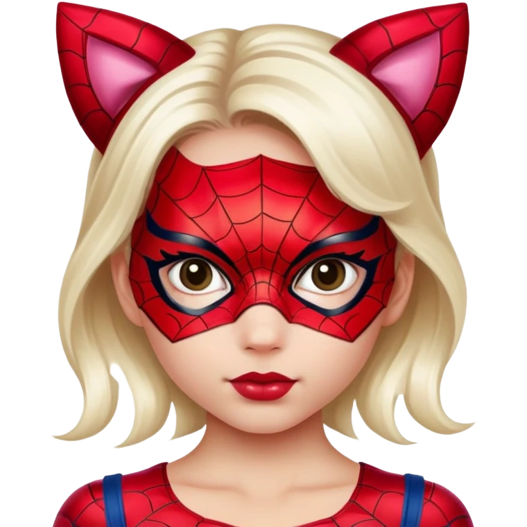 Hello kitty anda spiderman emoji