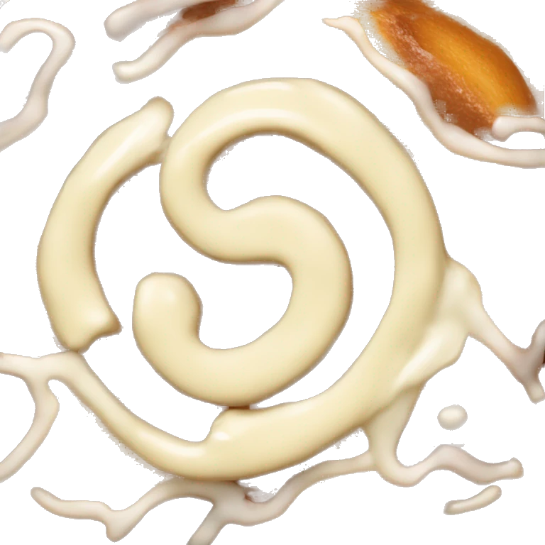 Cinnabon with cream  emoji