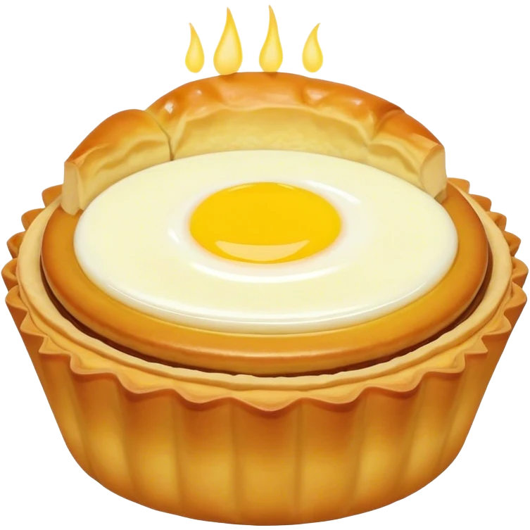 Egg tart emoji