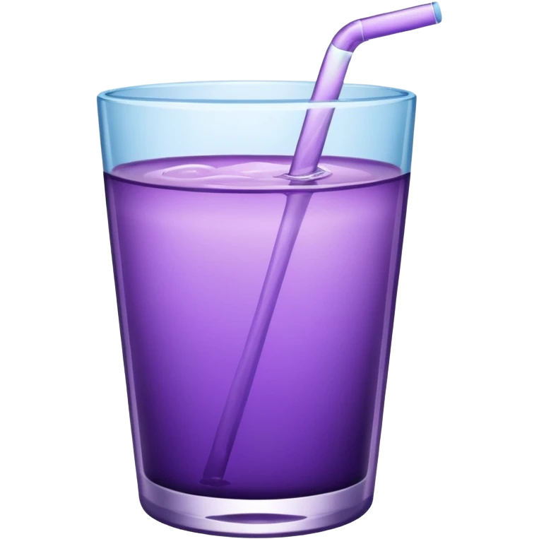 glass of purple water emoji